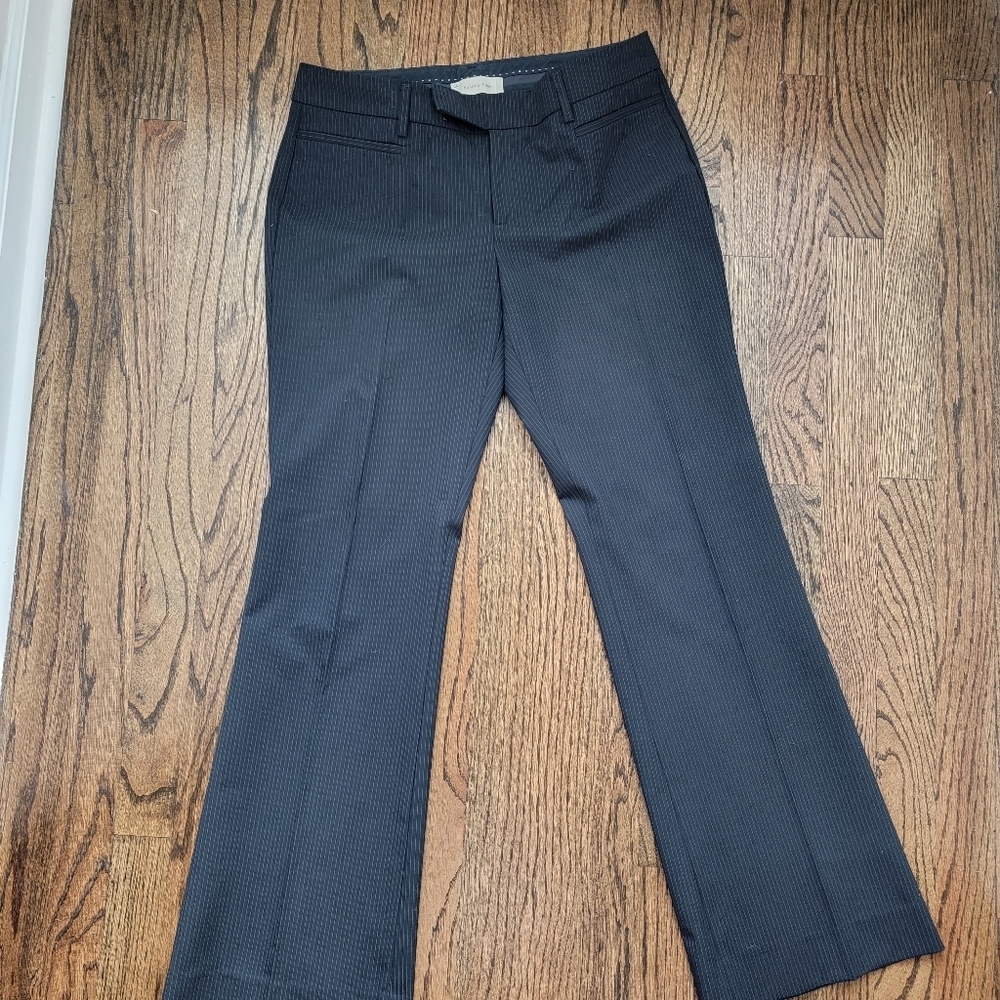 Gap Bkack Pin Stripe Modern Boot Pant